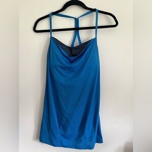 Lululemon C.Y.B 2-in-1 Bra Tank Cobalt Cornflower / Wee Are From Space - US 8